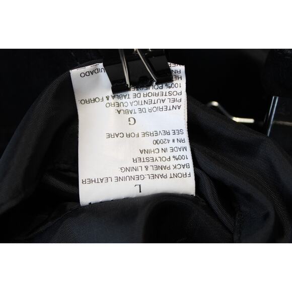 Route 66 Leather Vest Women Large Black Suede Biker Western Wear Front Pockets - Picture 15 of 15